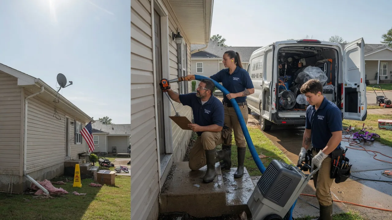 Ceiling Water Damage Restoration in Worcester, PA near me